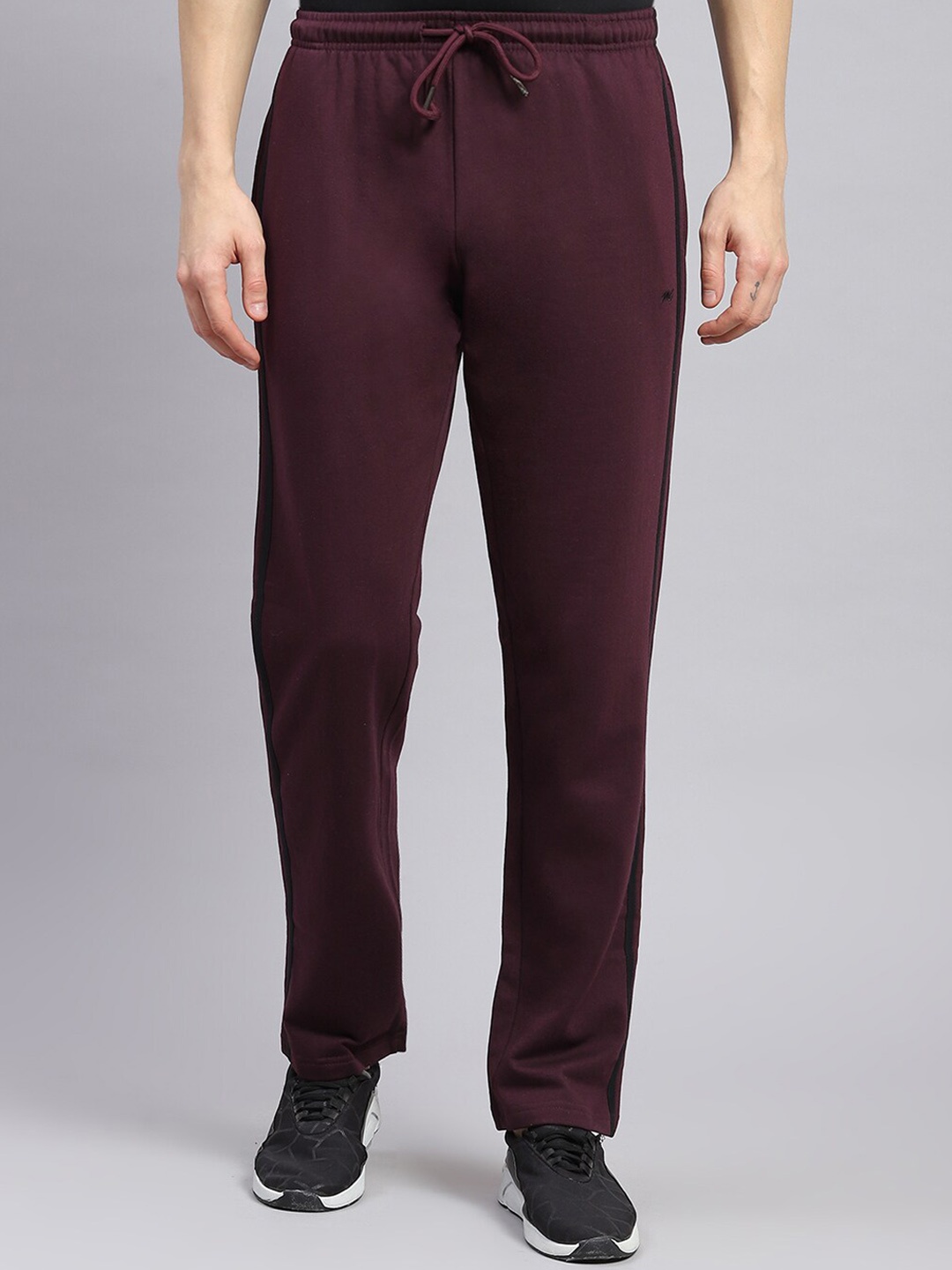 

Monte Carlo Men Wrinkle Free Regular Trousers, Maroon