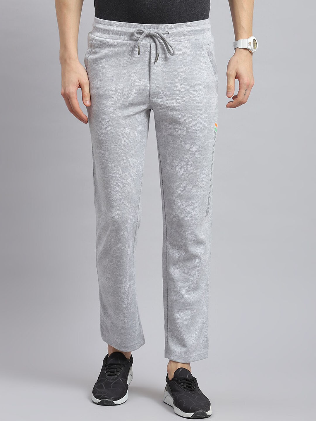 

Monte Carlo Printed Cotton Trackpant, Grey