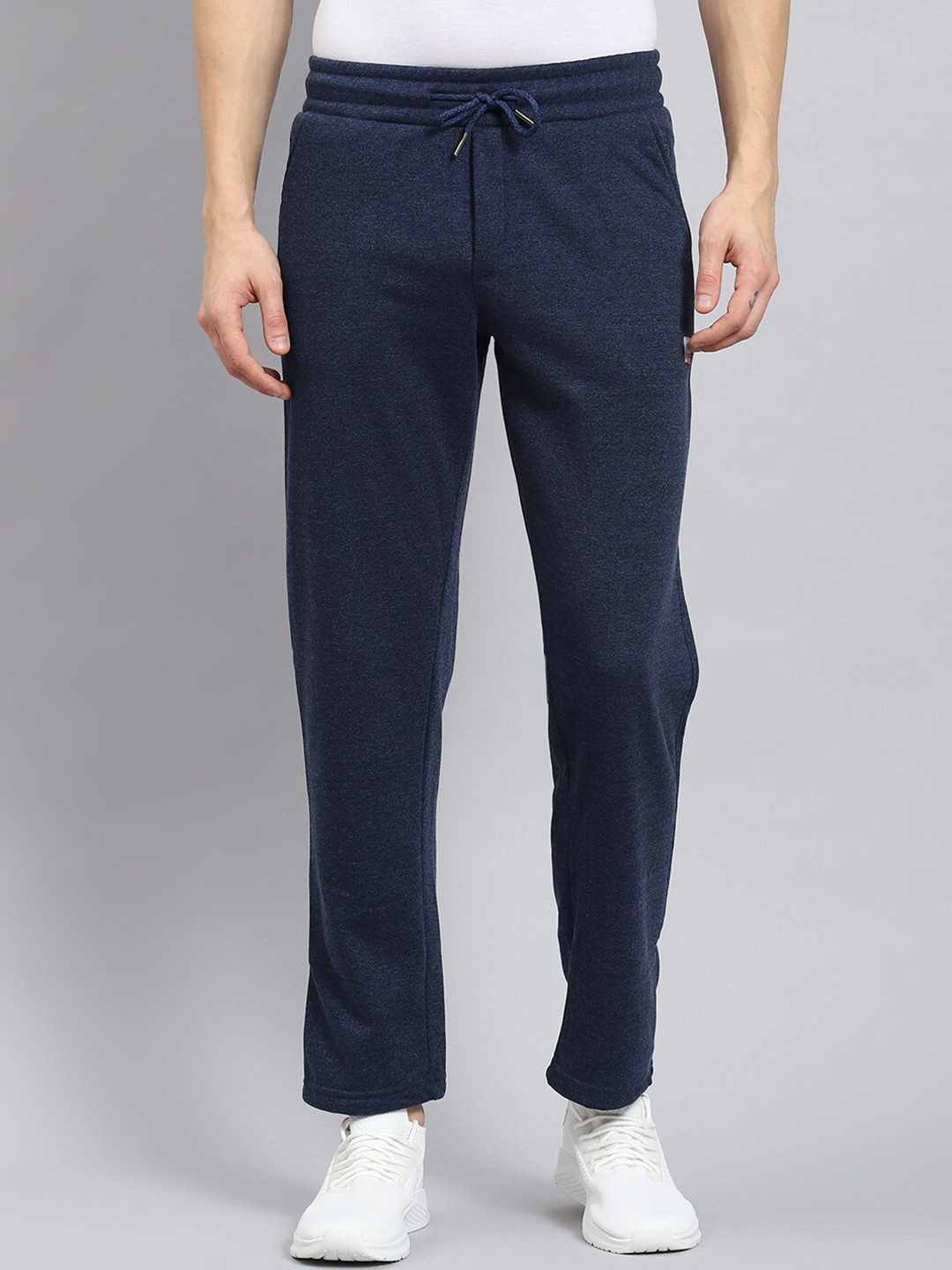 

Monte Carlo Men Mid-Rise Track Pants, Navy blue