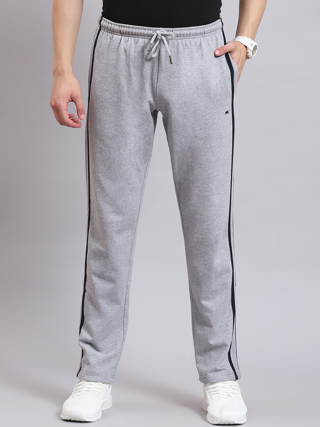 

Monte Carlo Men Side Panel Regular Fit Track Pant, Grey