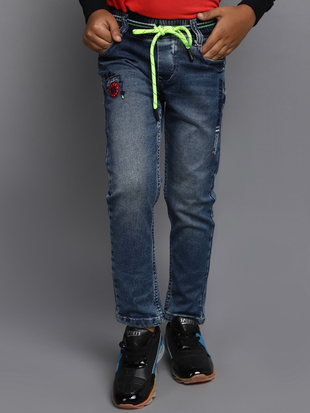 

V-Mart Boys Clean Look Light Fade Cotton Jeans, Blue