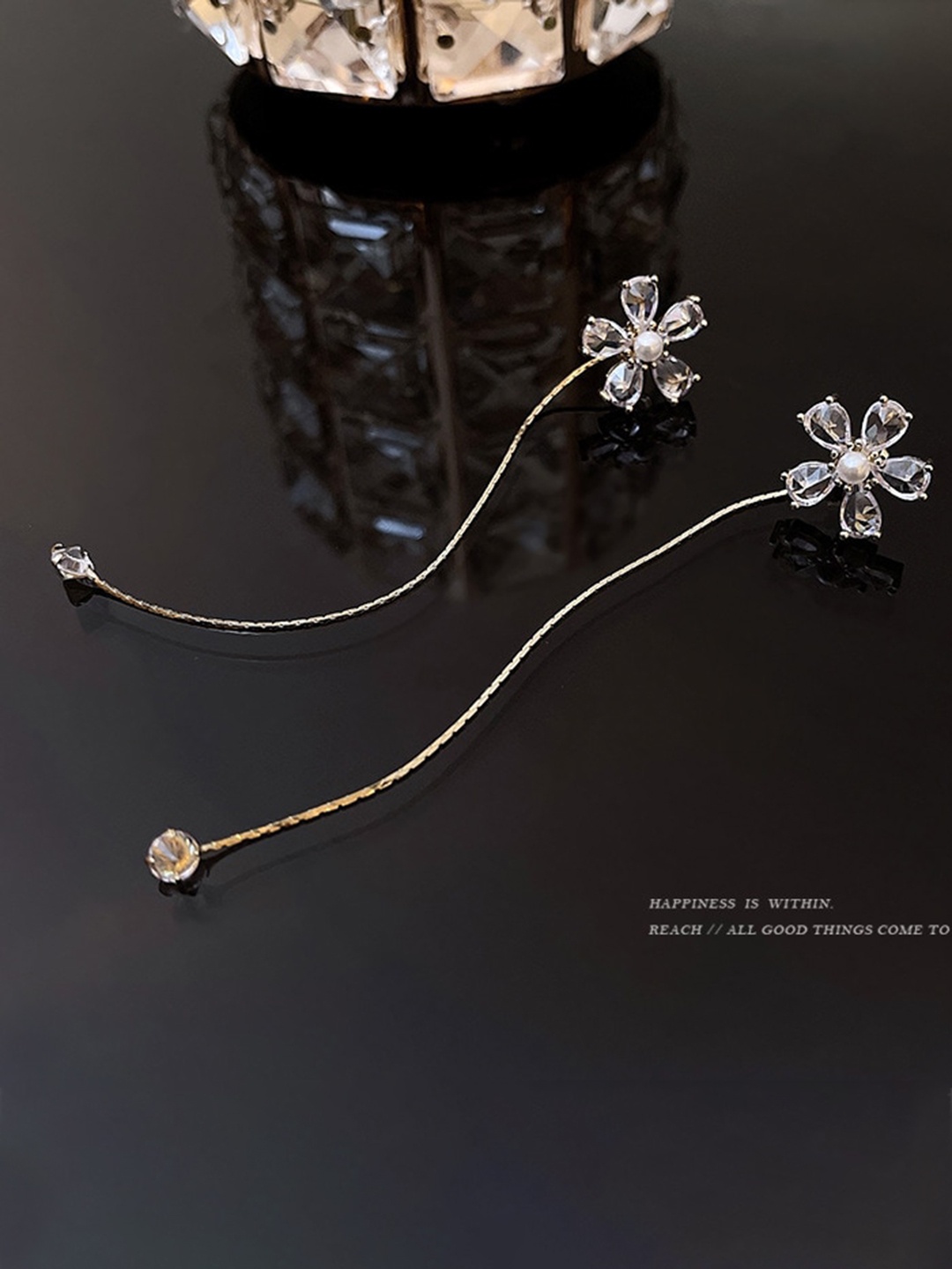 

Shining Diva Fashion Gold-Plated Drop Earrings