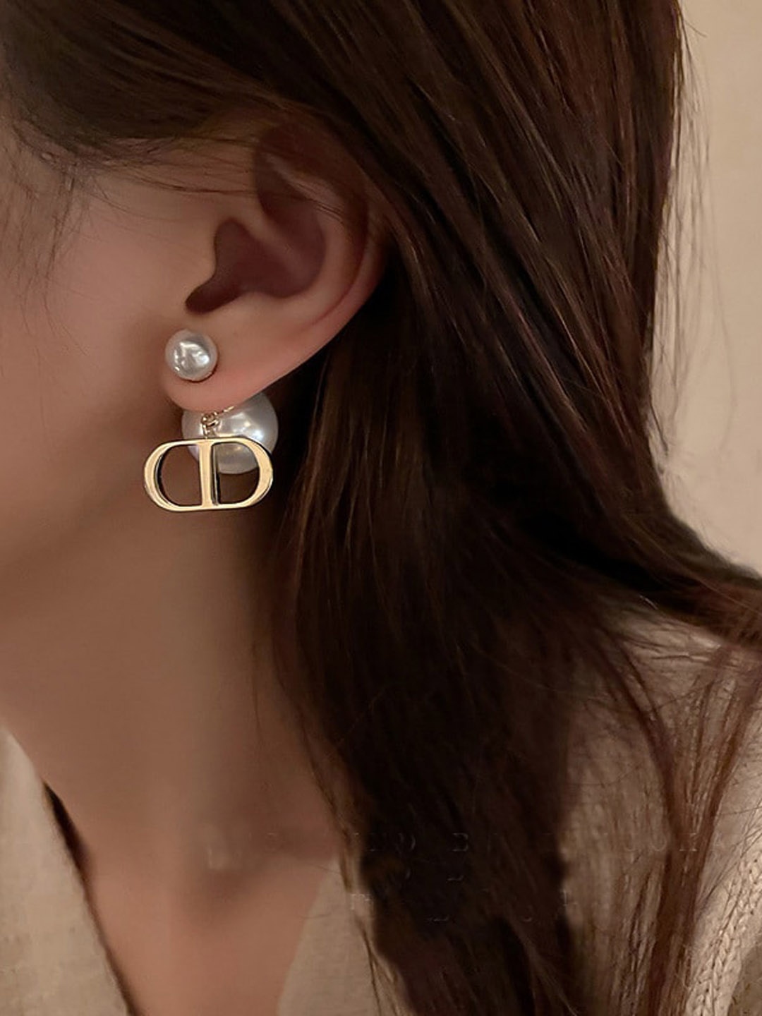 

Shining Diva Fashion Gold-Plated Contemporary Drop Earrings