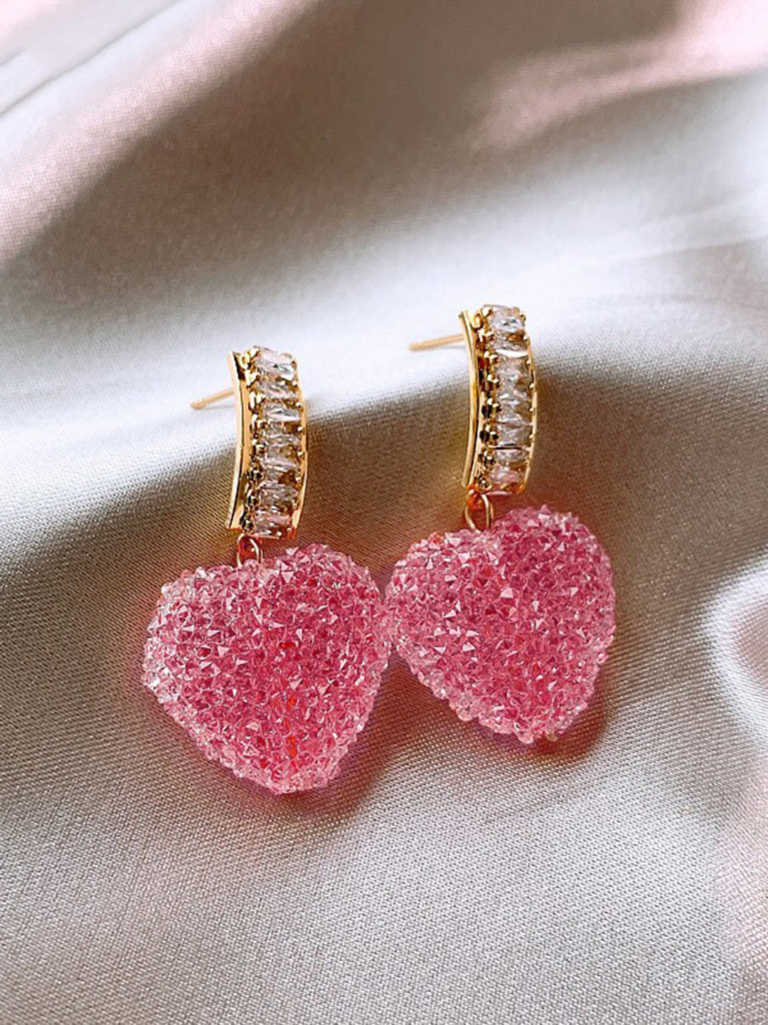 

Shining Diva Fashion Gold-Plated Contemporary Drop Earrings