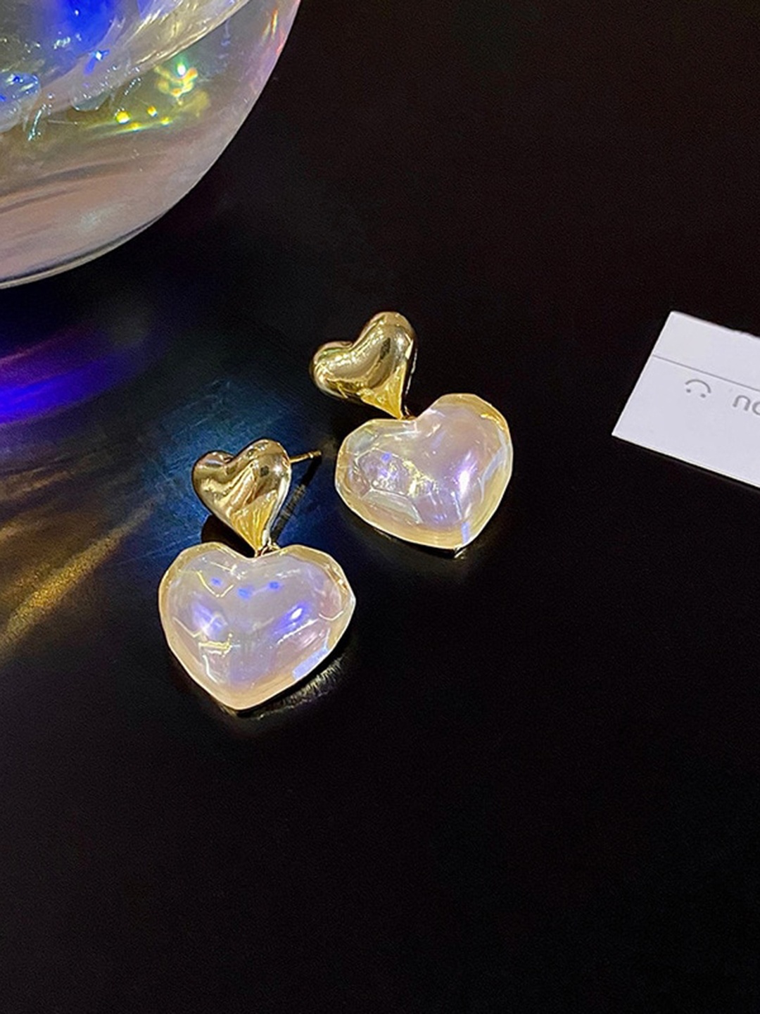 Shining Diva Fashion Gold Plated Contemporary Drop Earrings
