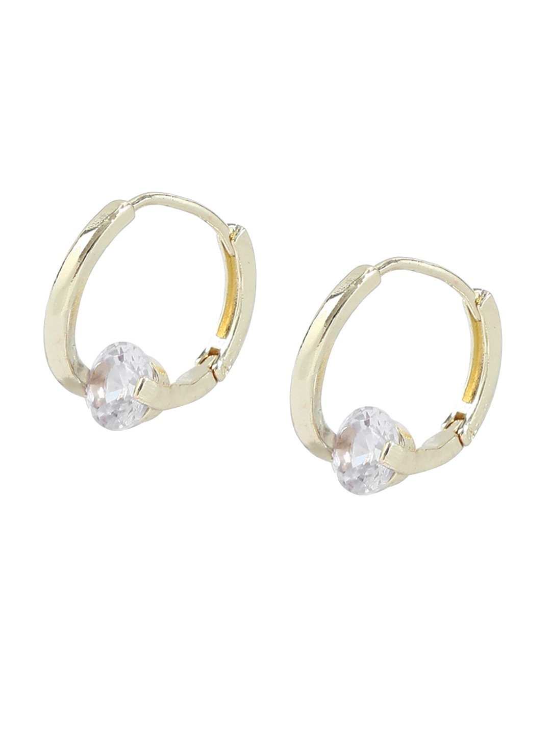 Shining Diva Fashion Gold-Plated Contemporary Drop Earrings