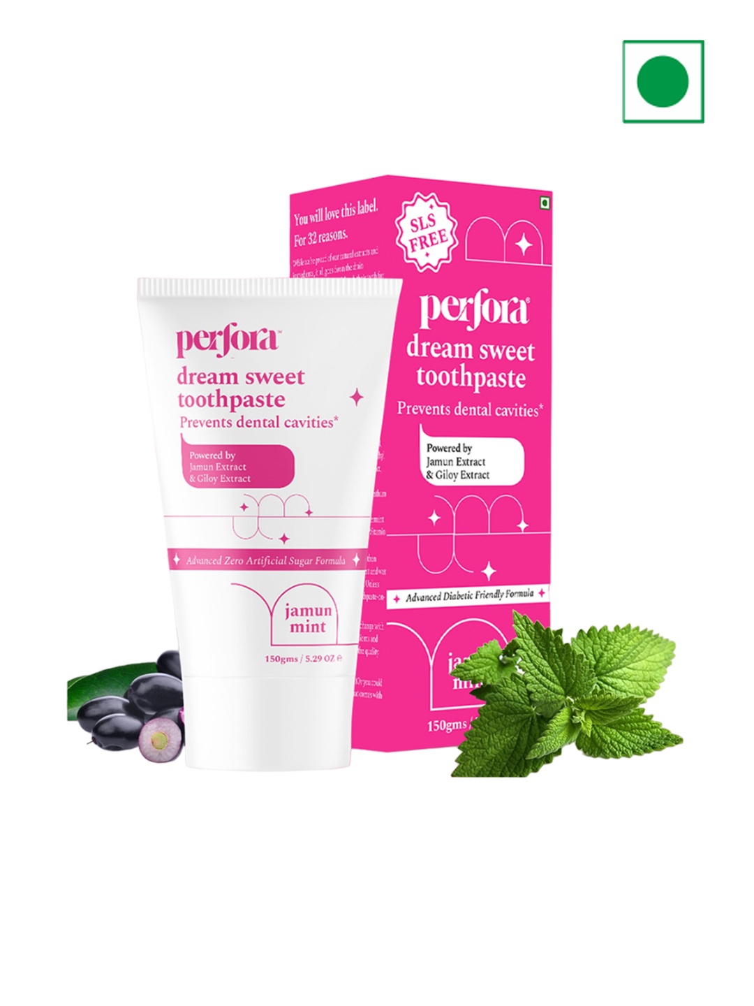 

Perfora Dream Sweet Cavity Protect Toothpaste - 150g, Pink