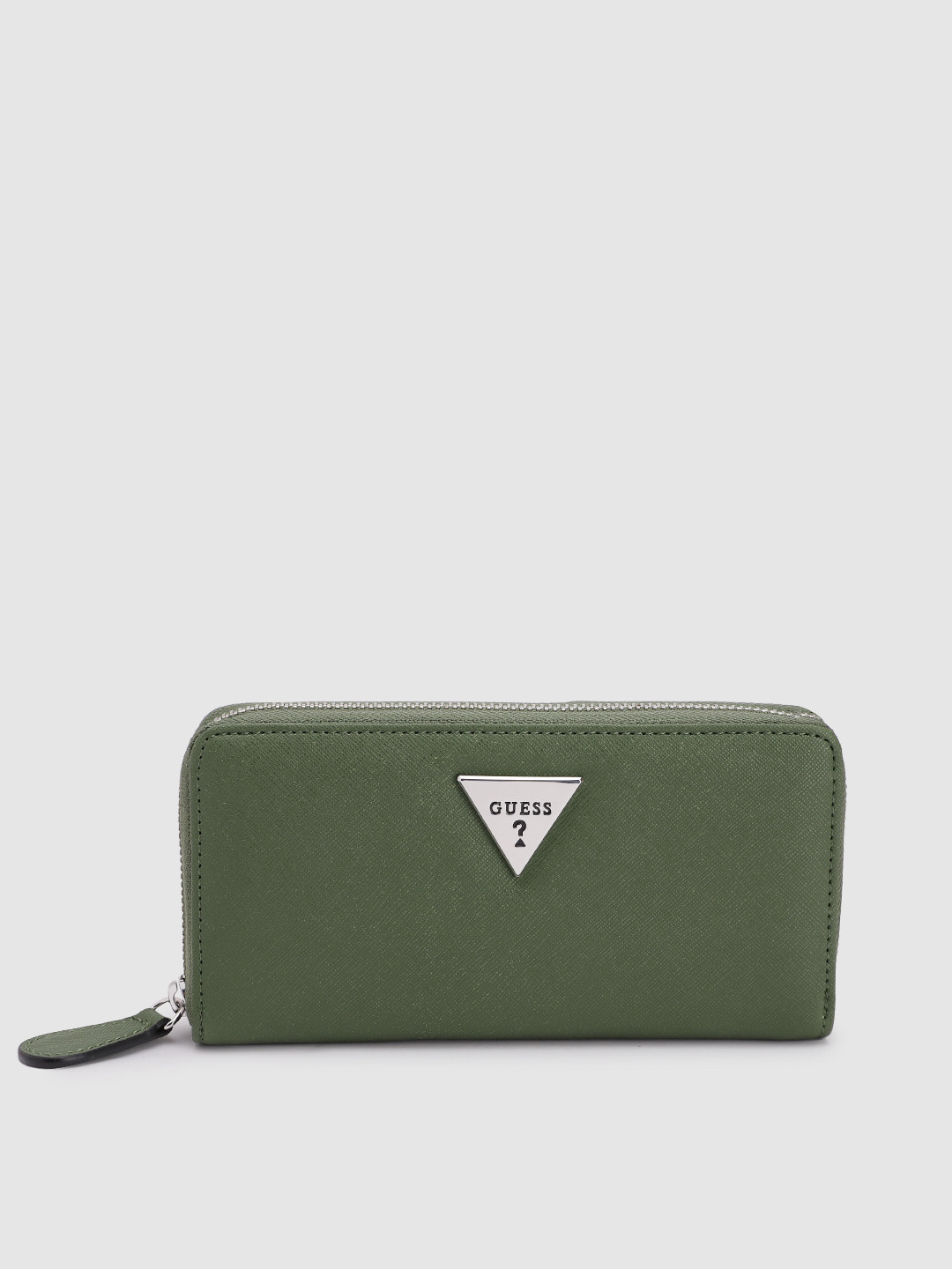 

GUESS Women Zip Around Wallet, Olive