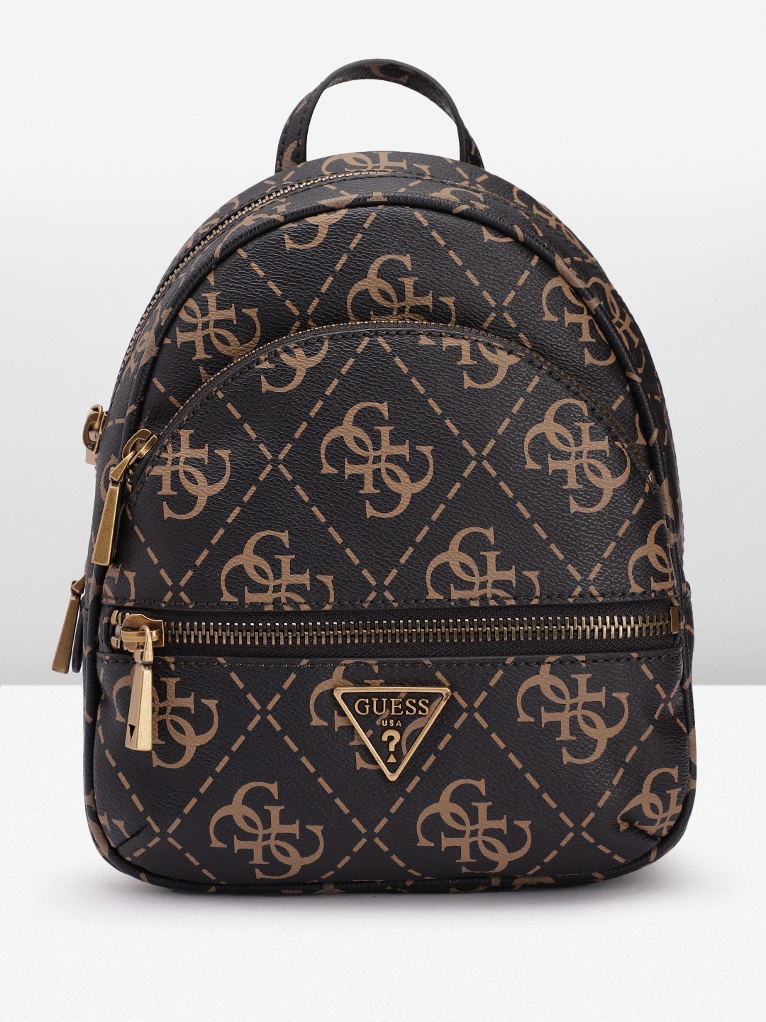 

GUESS Women Brand Logo Backpack, Brown