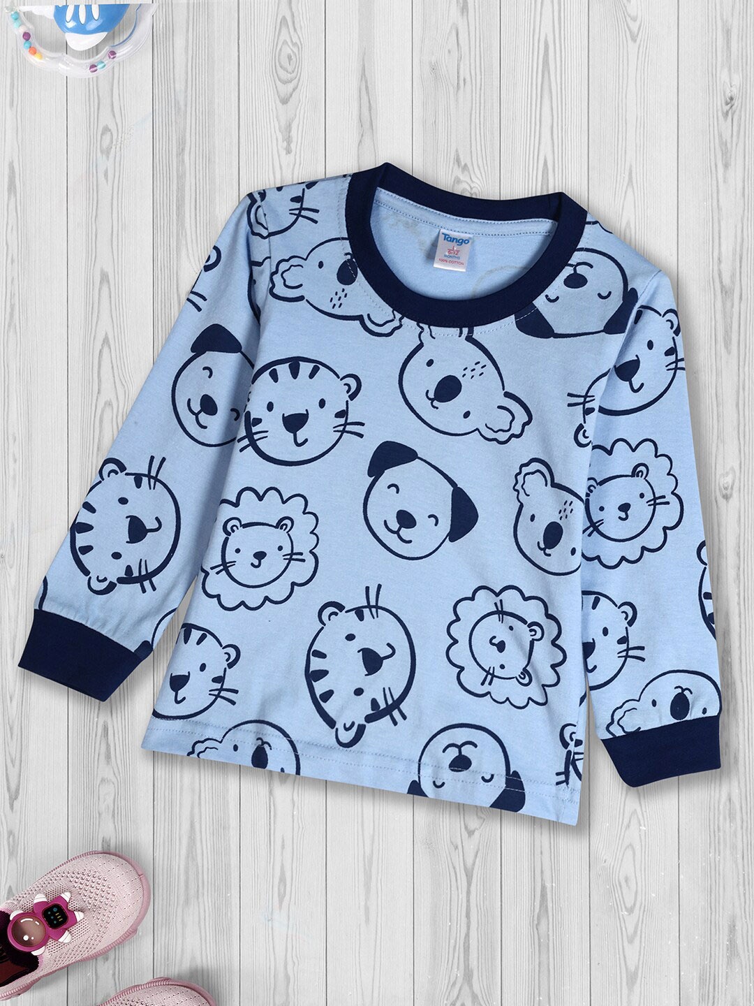 

V-Mart Kids Humour and Comic Printed Cotton T-shirt, Blue
