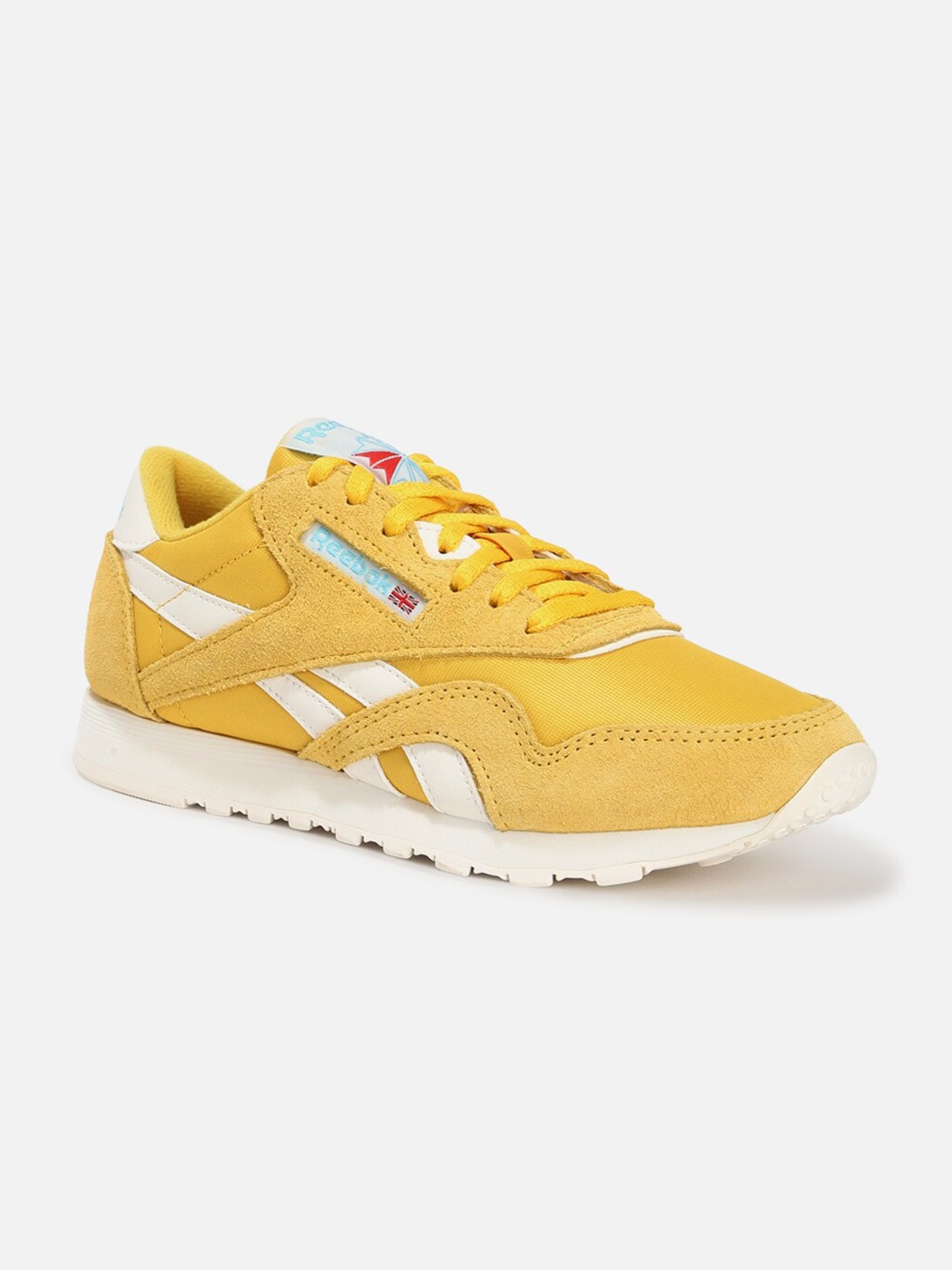 

Reebok Classic Women Classic Nylon Running Shoes, Yellow