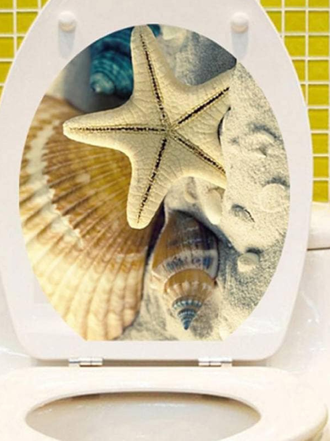 

Jaamso Royals Beige & Brown Sea Creatures Toilet and Bathroom Wall Sticker