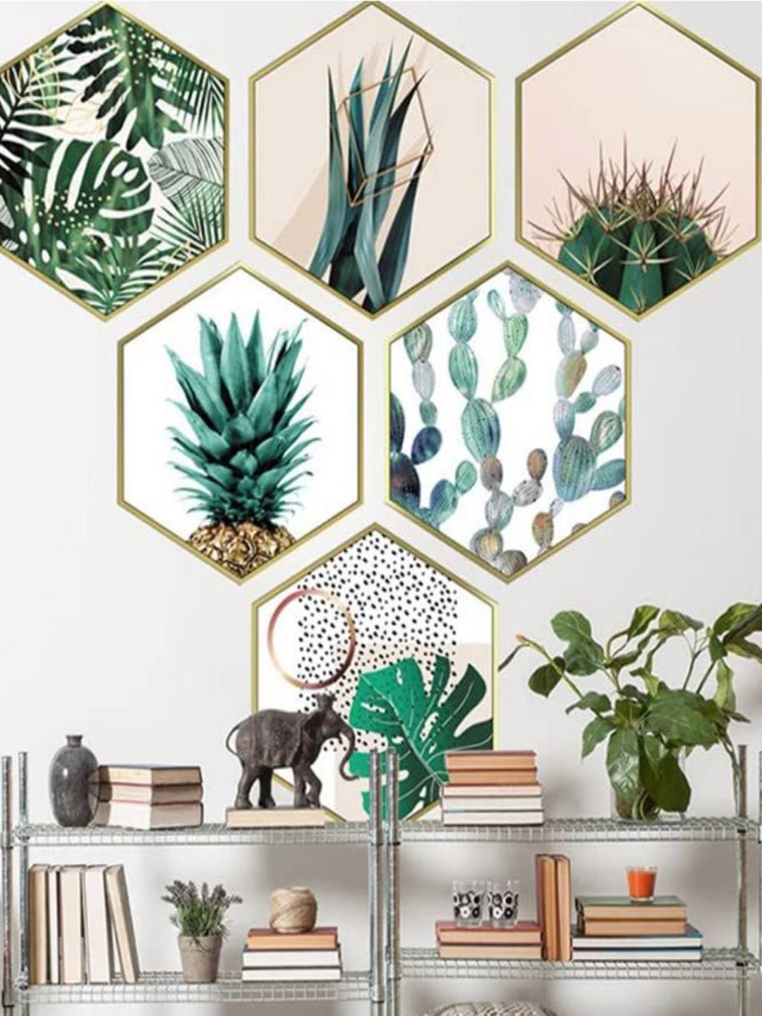 

Jaamso Royals Green & White Printed Self Adhesive Wall Sticker