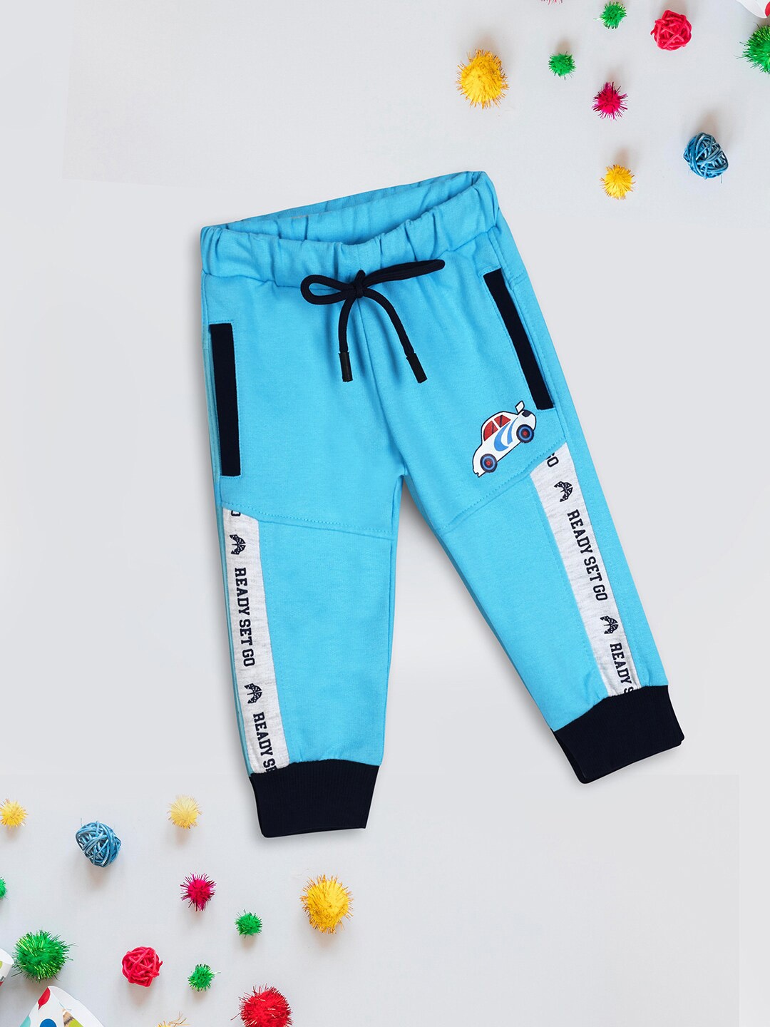 

V-Mart Infant Cotton Loop Knit Jogger, Blue