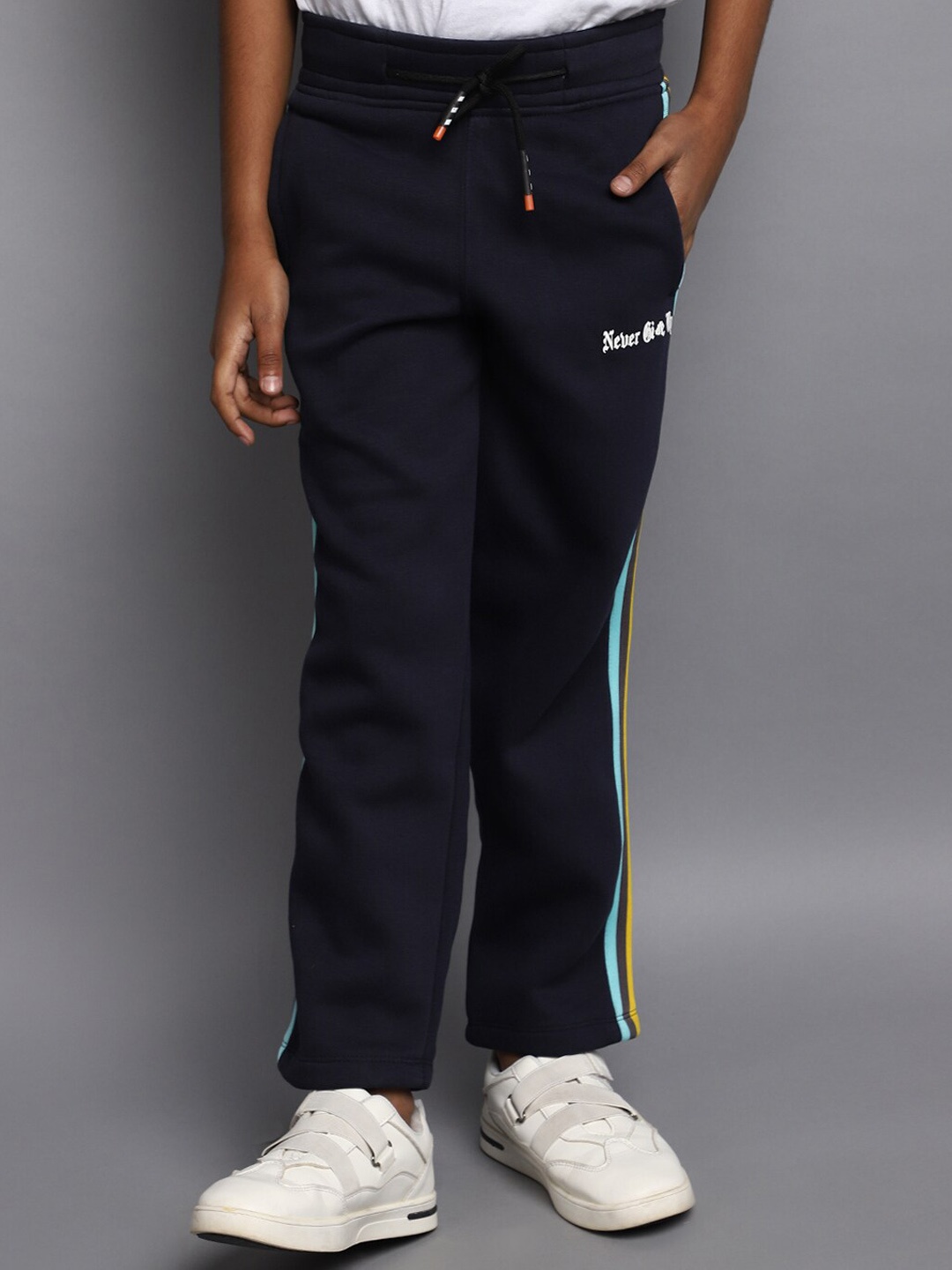 

V-Mart Boys Cotton Fleece Track Pant, Blue