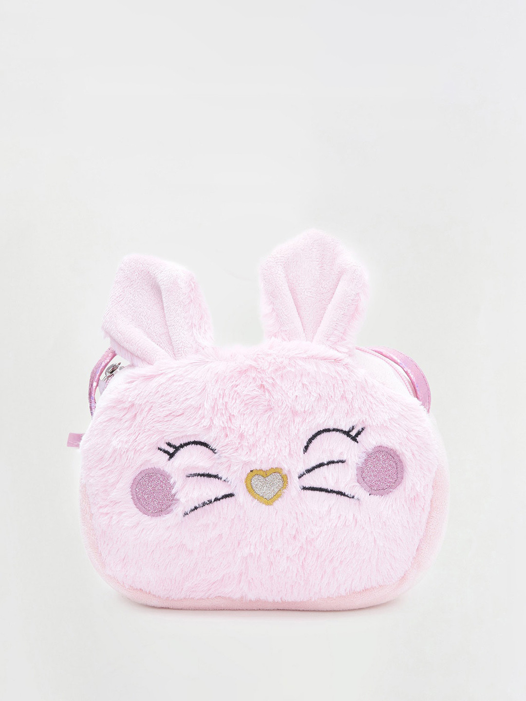 

max Girls Textured Sling Bag, Pink