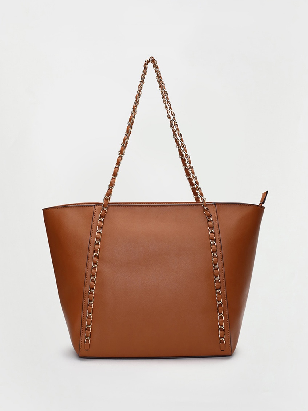 max Structured Handheld Bag, Brown