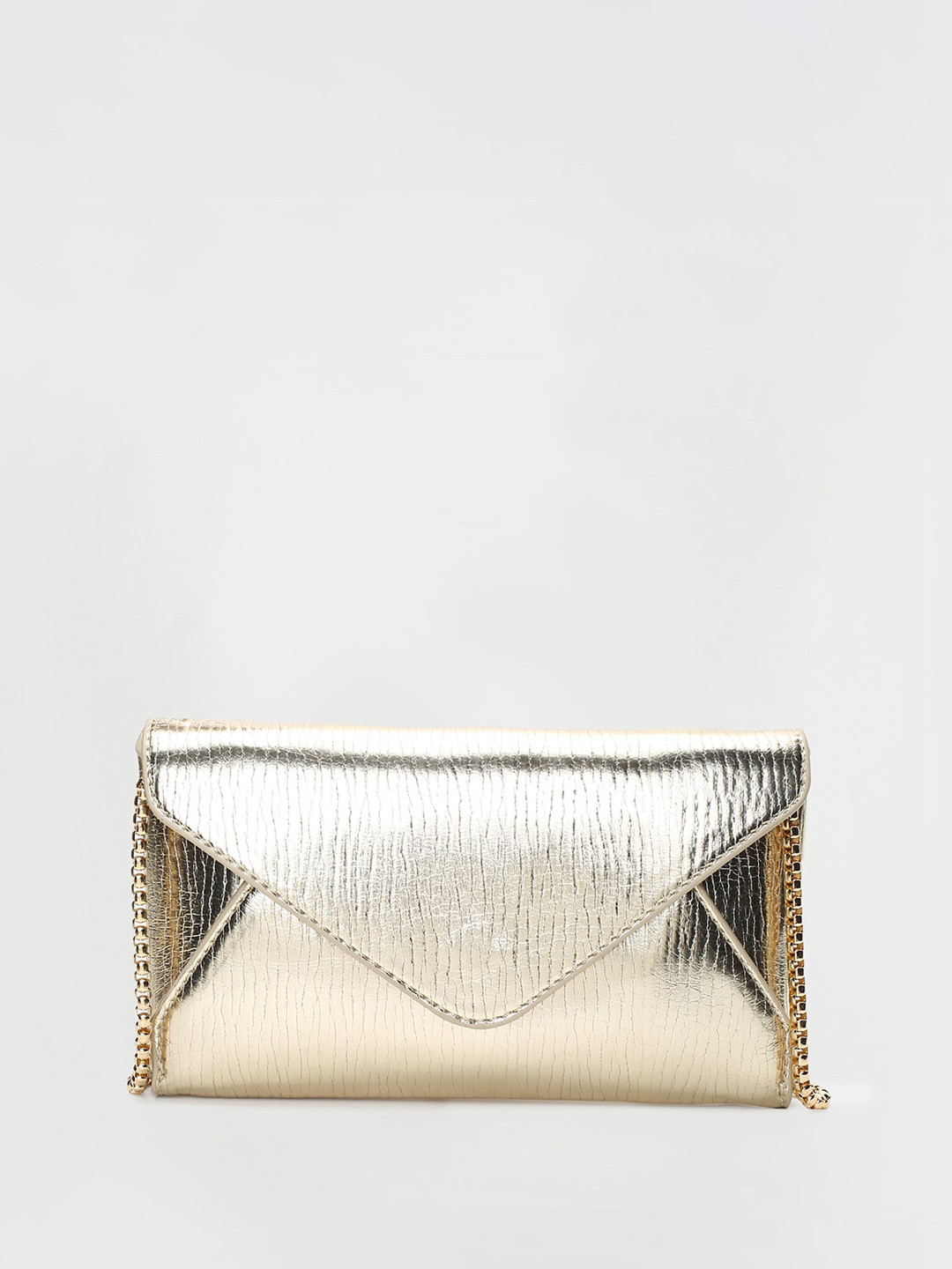 

max Grey Embellished Structured Sling Bag