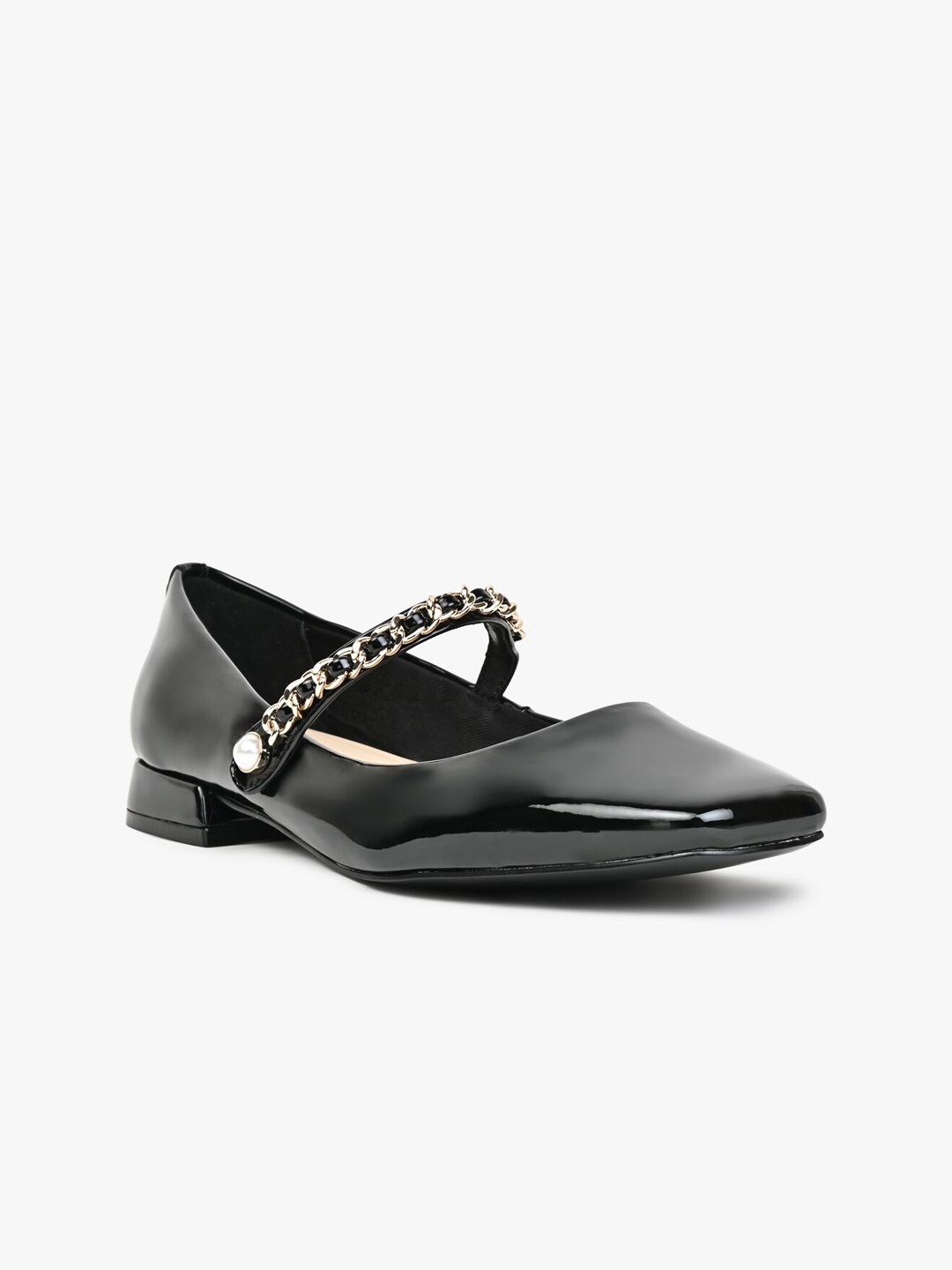 

ALDO DALLALEDAR Embellished Ballerinas, Black