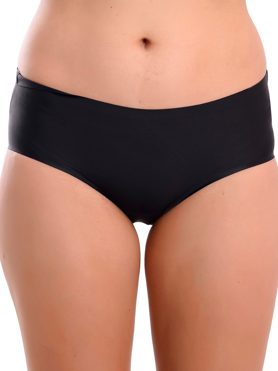 

MYYNTI Pack Of 3 Anti Bacterial Satin Hipster Briefs, Black