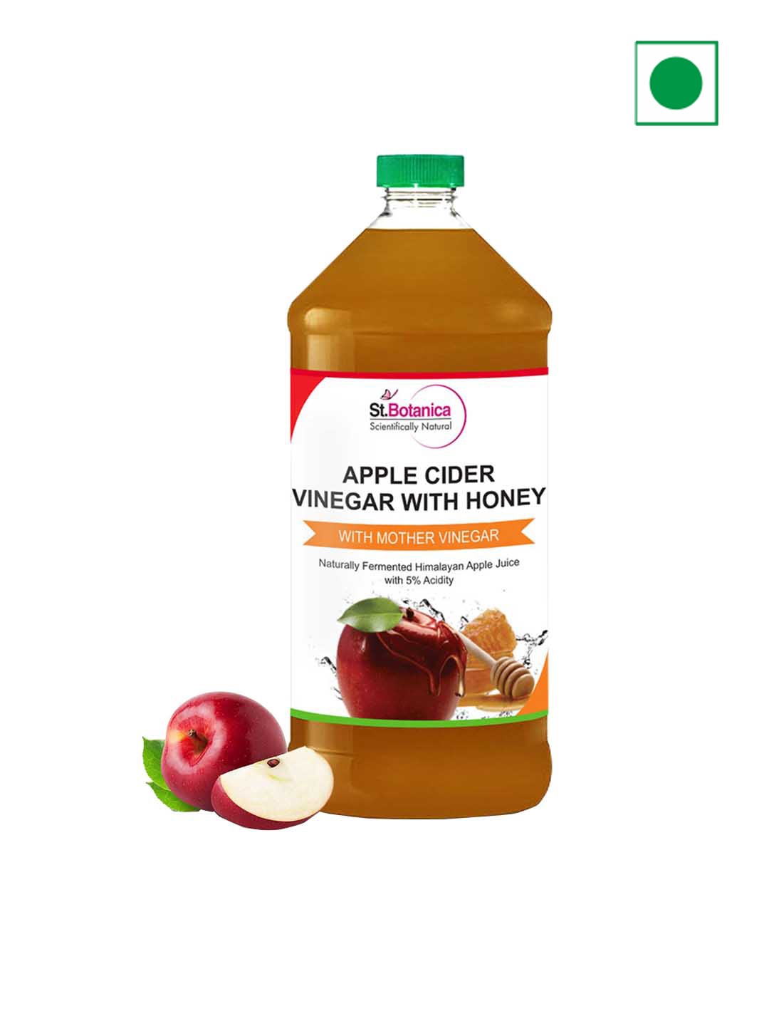 

St.Botanica 2-Pcs Apple Cider Vinegar With Honey - 500ml Each, White