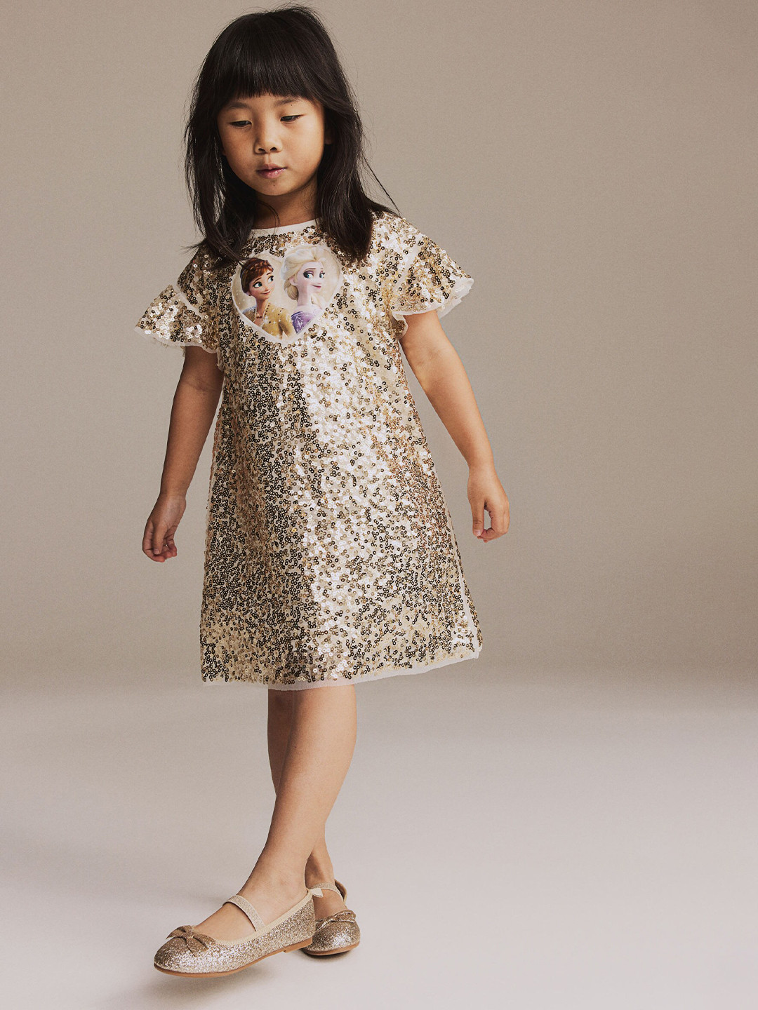 

H&M Girls Sequined Dress, White