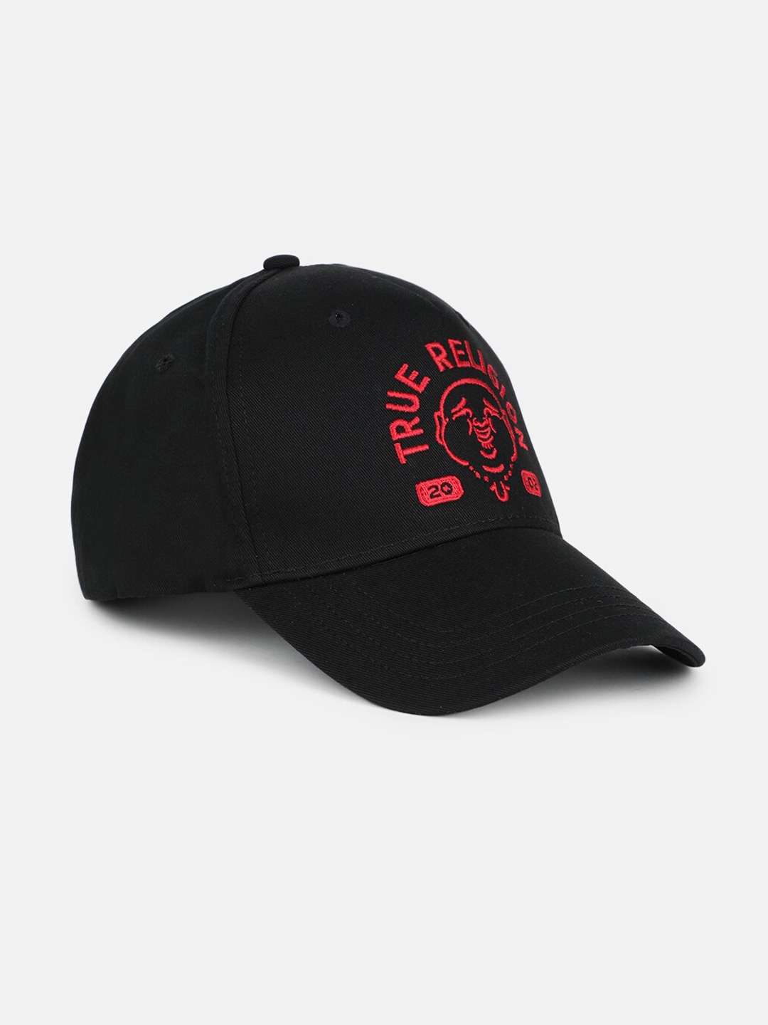 

True Religion Men Embroidered Pure Cotton Baseball Cap, Black