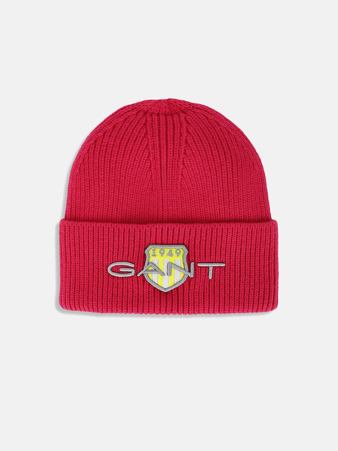 

GANT Boys Self Design Beanie, Magenta