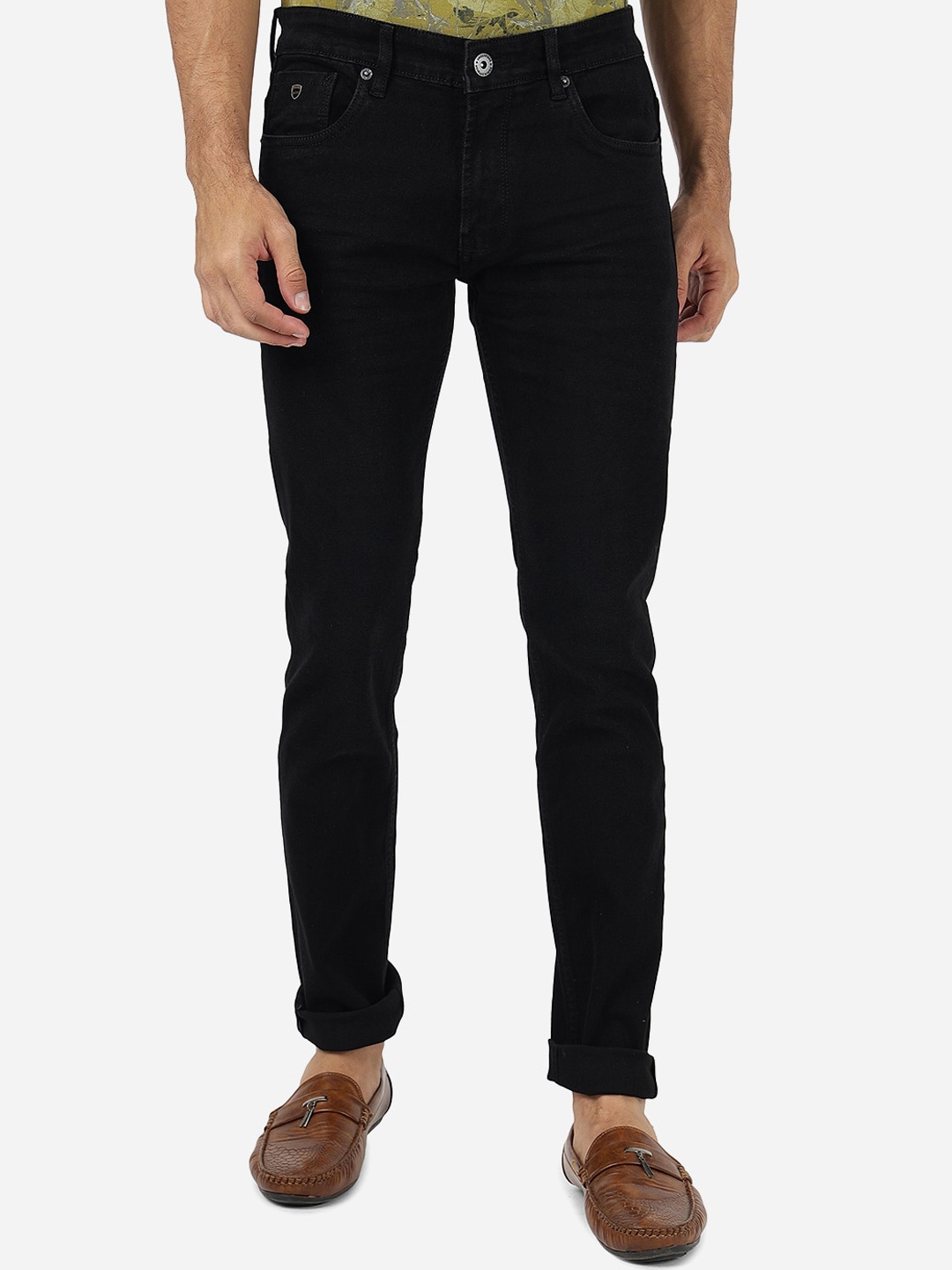 

Greenfibre Men Slim Fit Mid-Rise Stretchable Jeans, Grey