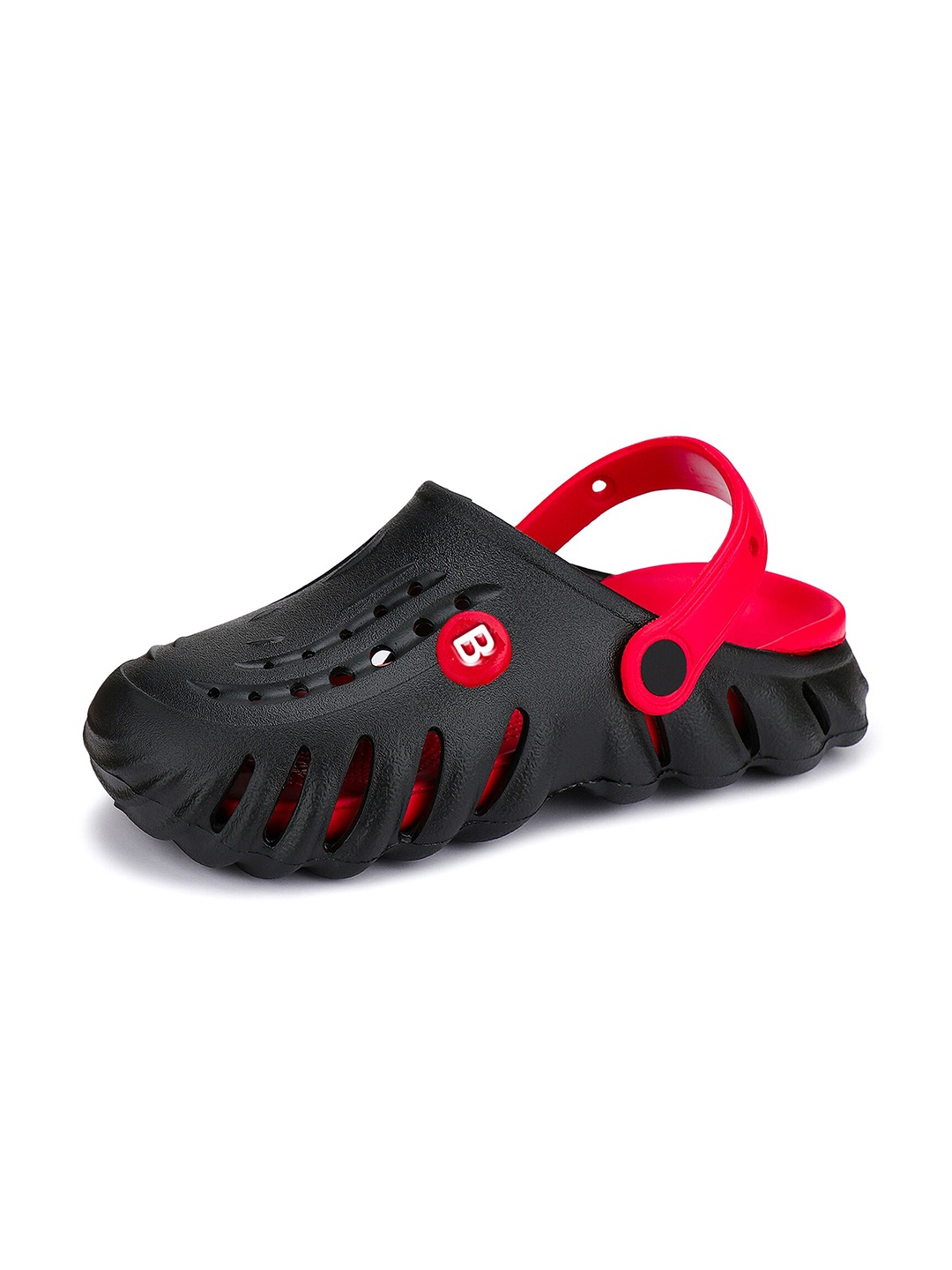 

BERSACHE Men Textured Lightweight Clogs, Red