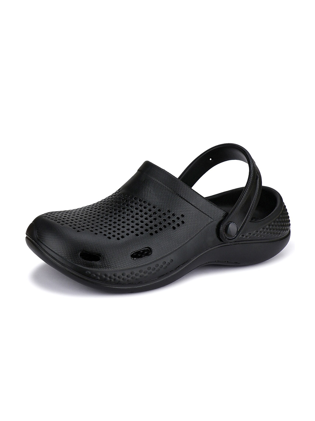 

BERSACHE Men Lightweight Rubber Clogs, Black