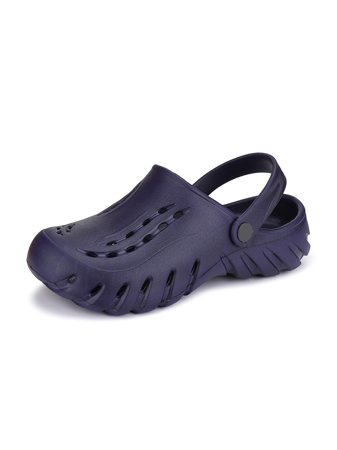 

BERSACHE Men Self Design Rubber Clogs, Blue