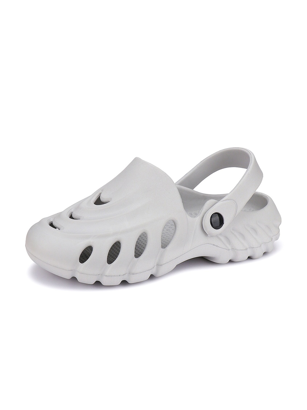 

BERSACHE Men Self Design Lightweight Clogs, Grey