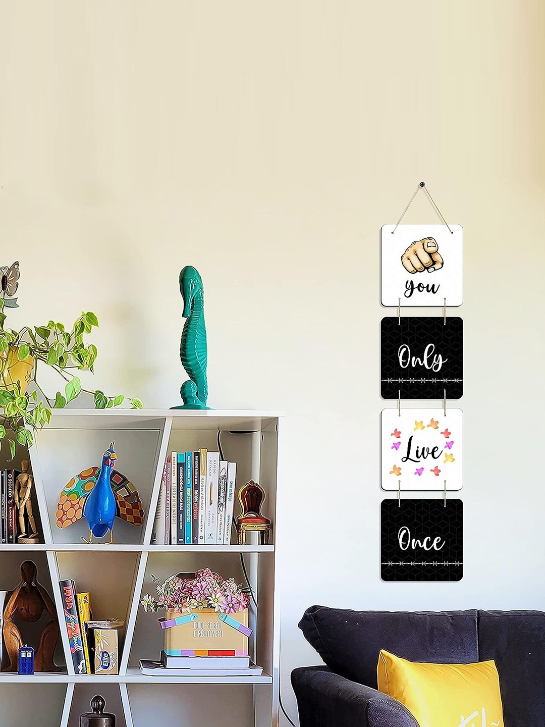 

Kastner Black & White Printed Wooden signs and Plaques Wall Decor