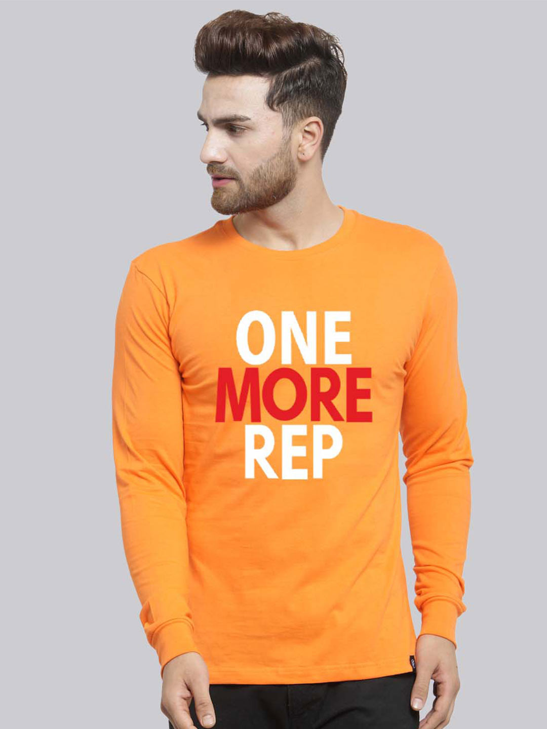 

Friskers Typography Printed Slim Fit Pure Cotton T-shirt, Orange