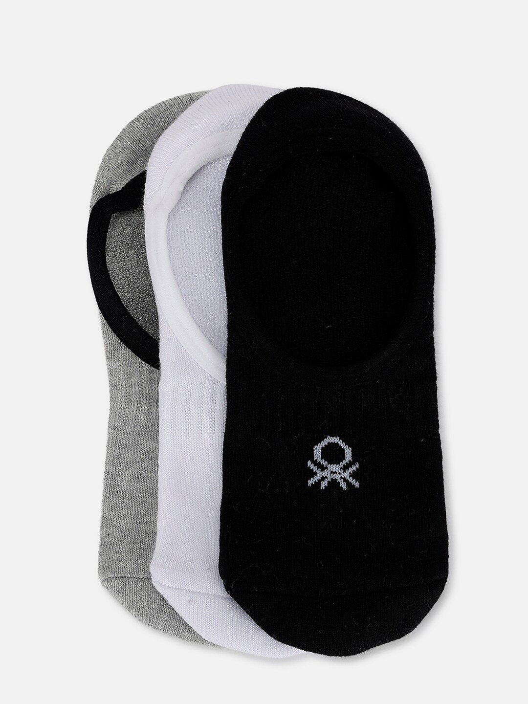 

United Colors of Benetton Kids Pack Of 3 Ankle Length Socks, Black
