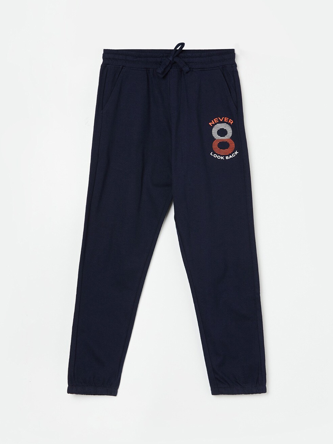 

Fame Forever by Lifestyle Boys Mid-Rise Pure Cotton Regular Fit Track Pant, Blue