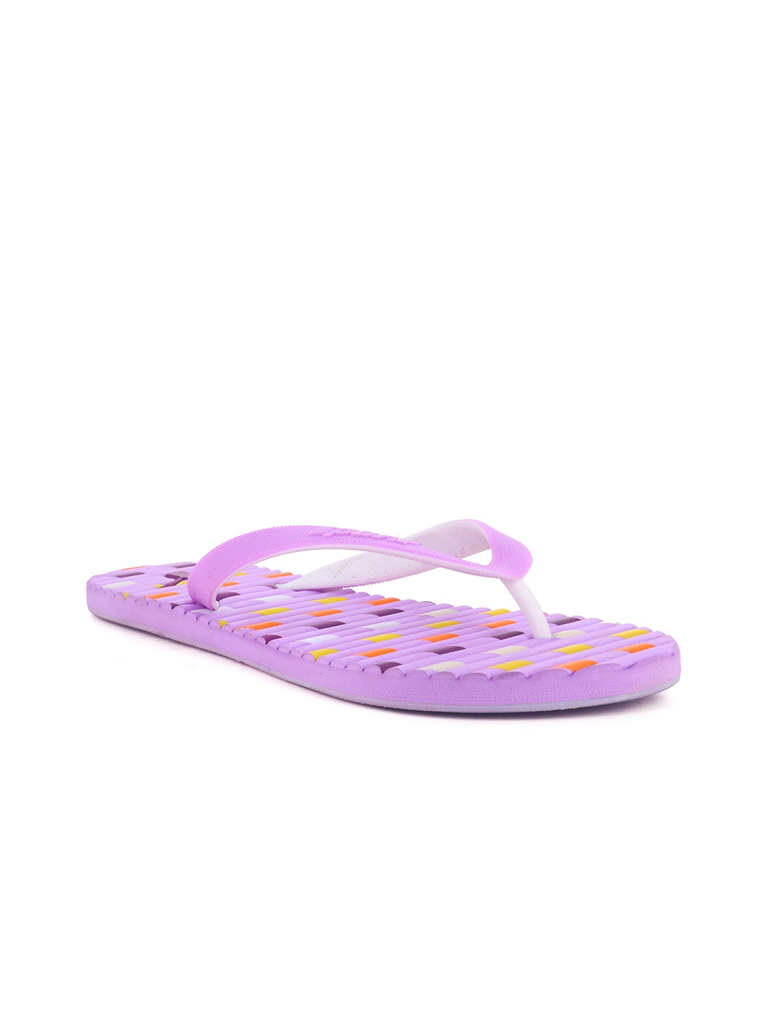 

Sparx Women Printed Thong Flip-Flops, Lavender