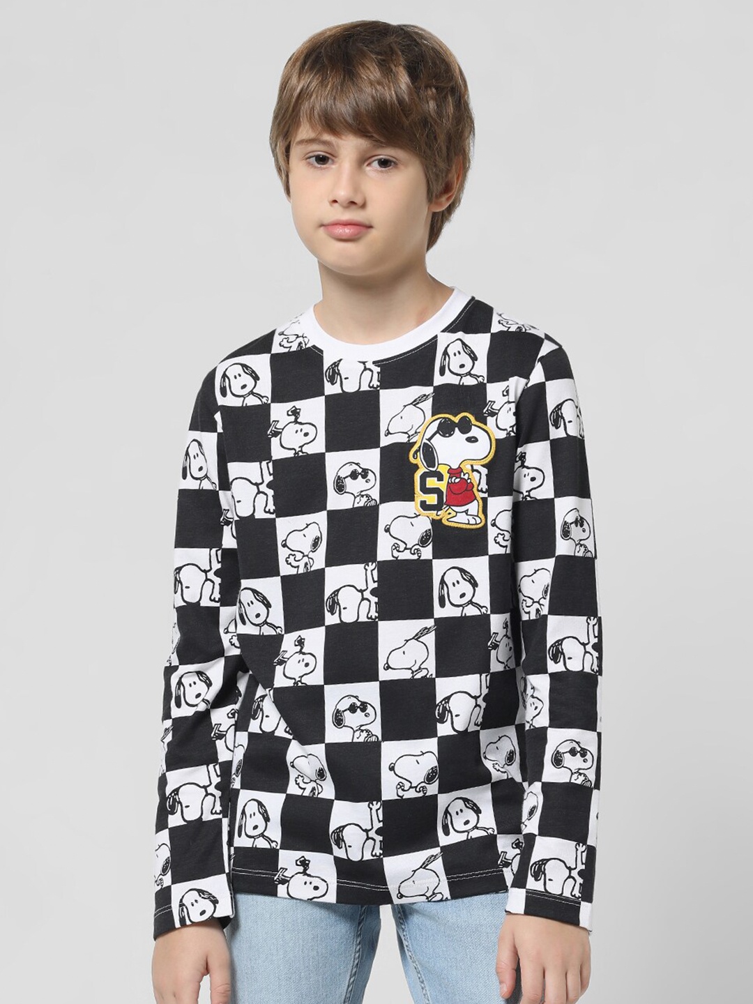 

Jack & Jones Junior Boys Snoopy Printed T-shirt, White