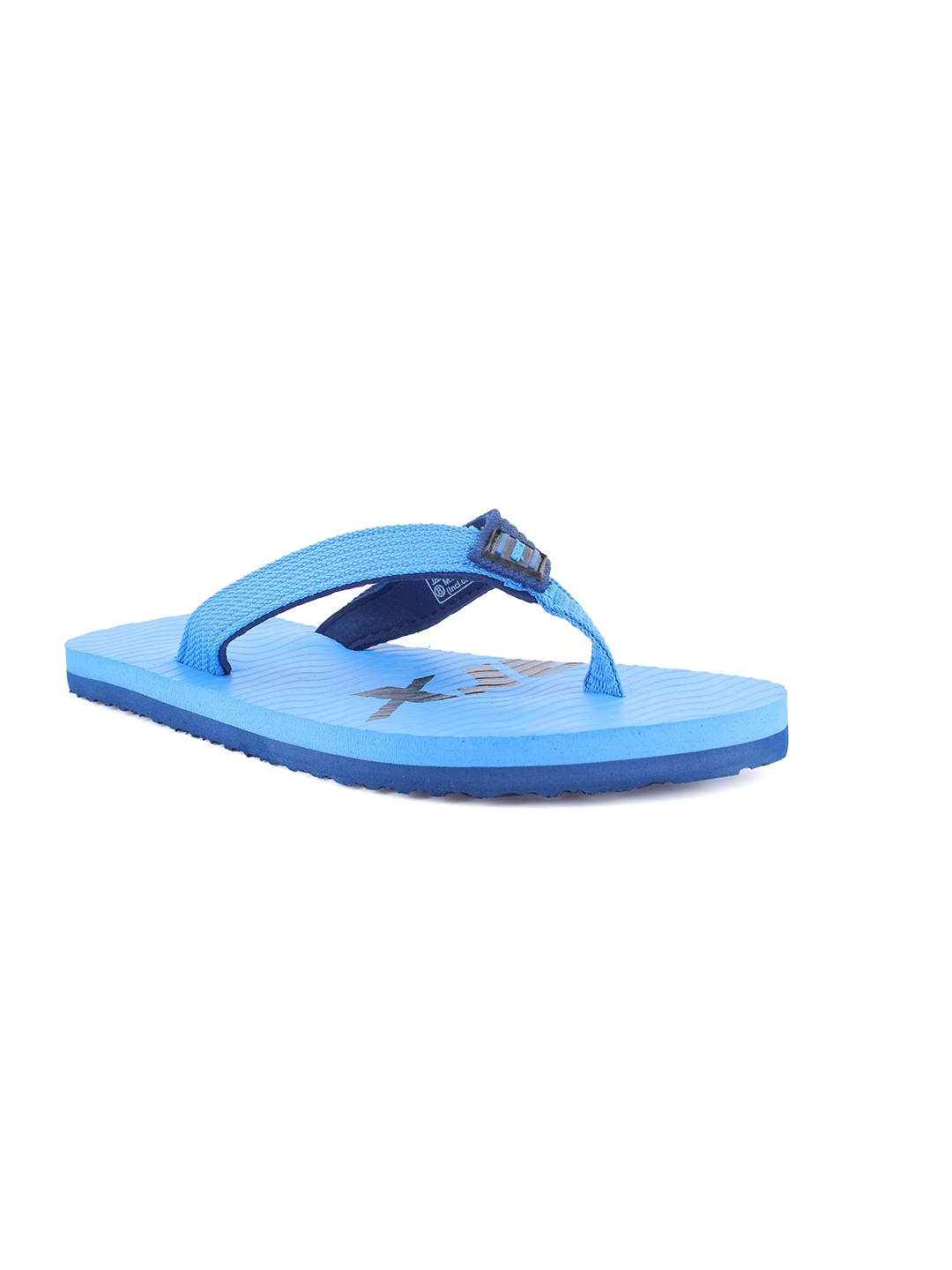 

Sparx Men Printed Fabric Thong Flip-Flops, Blue