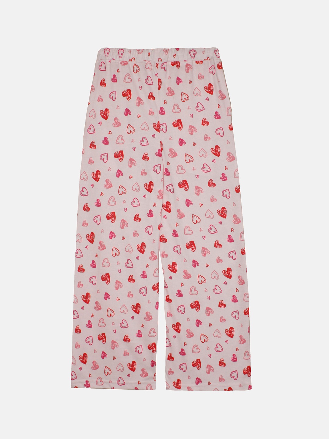 

KiddoPanti Girls Printed Cotton Lounge Pant, Pink