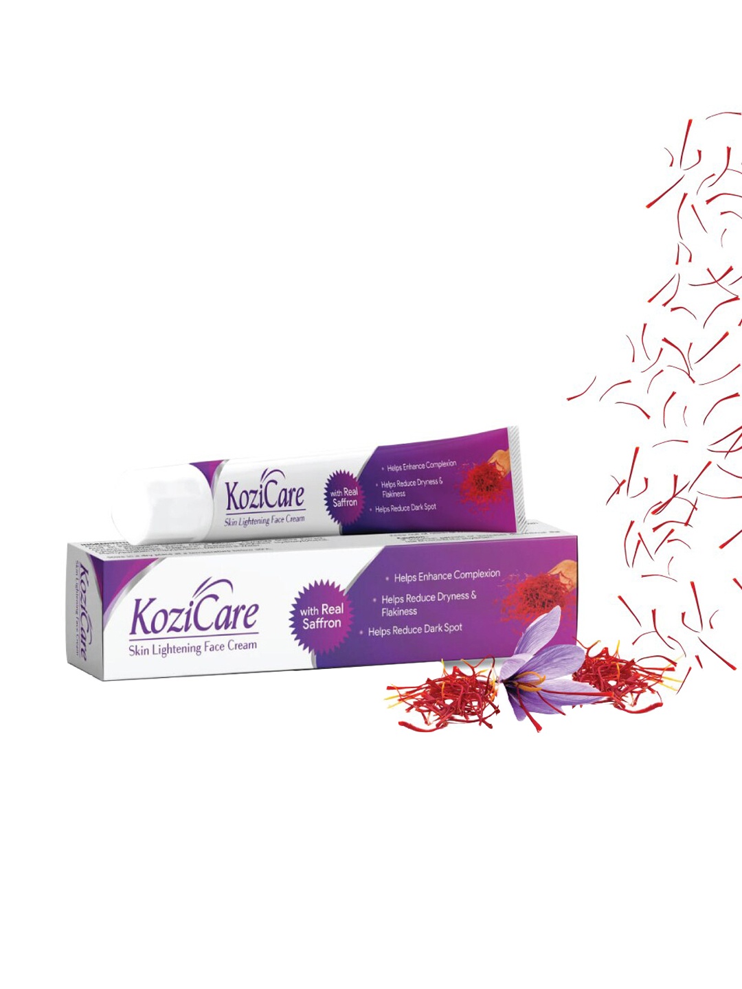 

KOZICARE Skin Lightening Face Cream With Real Saffron - 15 g, White