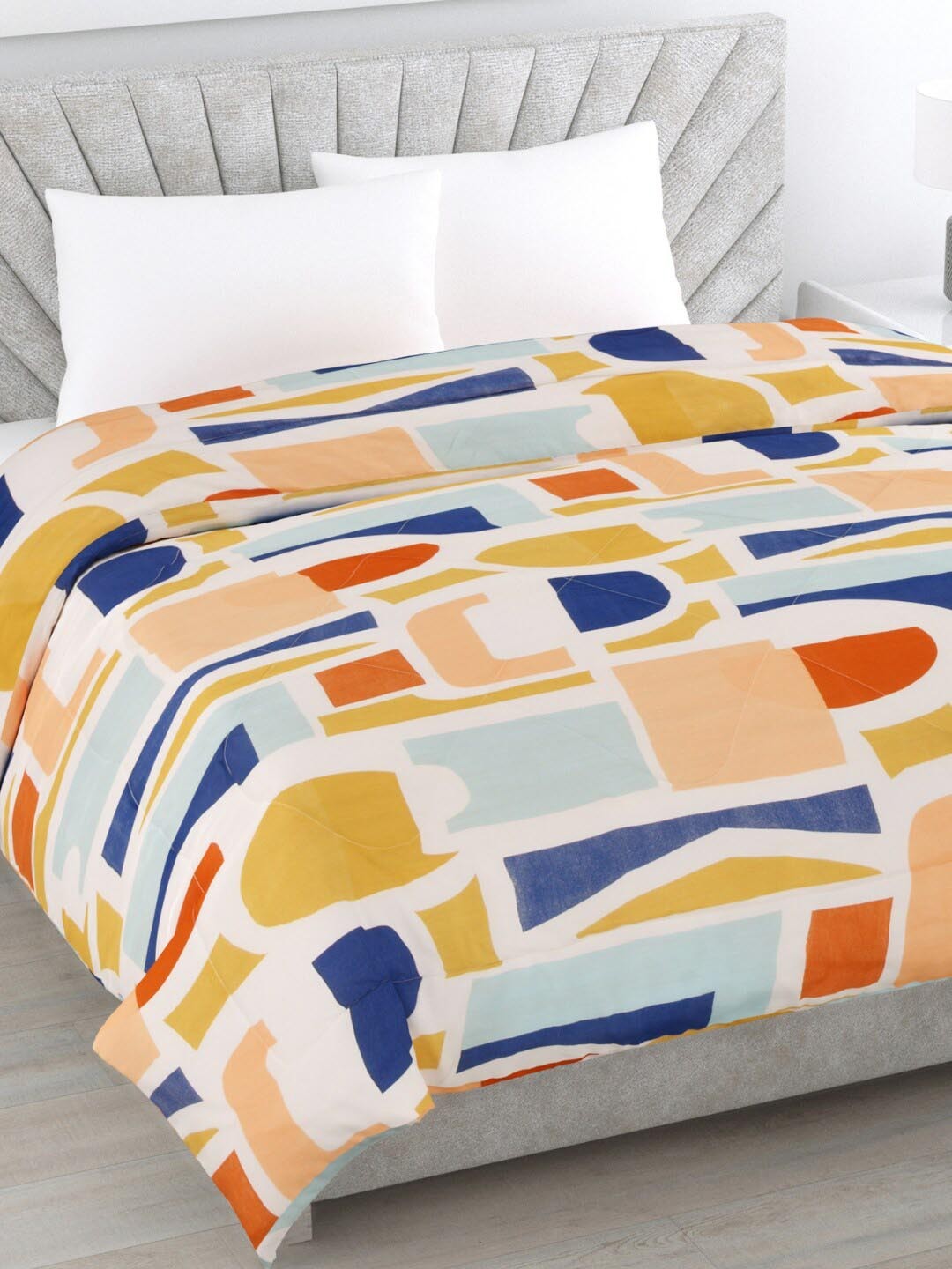 

haus & kinder Orange & White Heavy Winter Reversible 150 GSM Single Bed Comforter