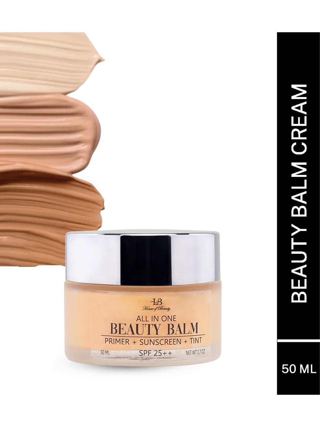 

House of Beauty All In One BB Cream Primer Sunscreen & Tint SPF 25++ - 50ml