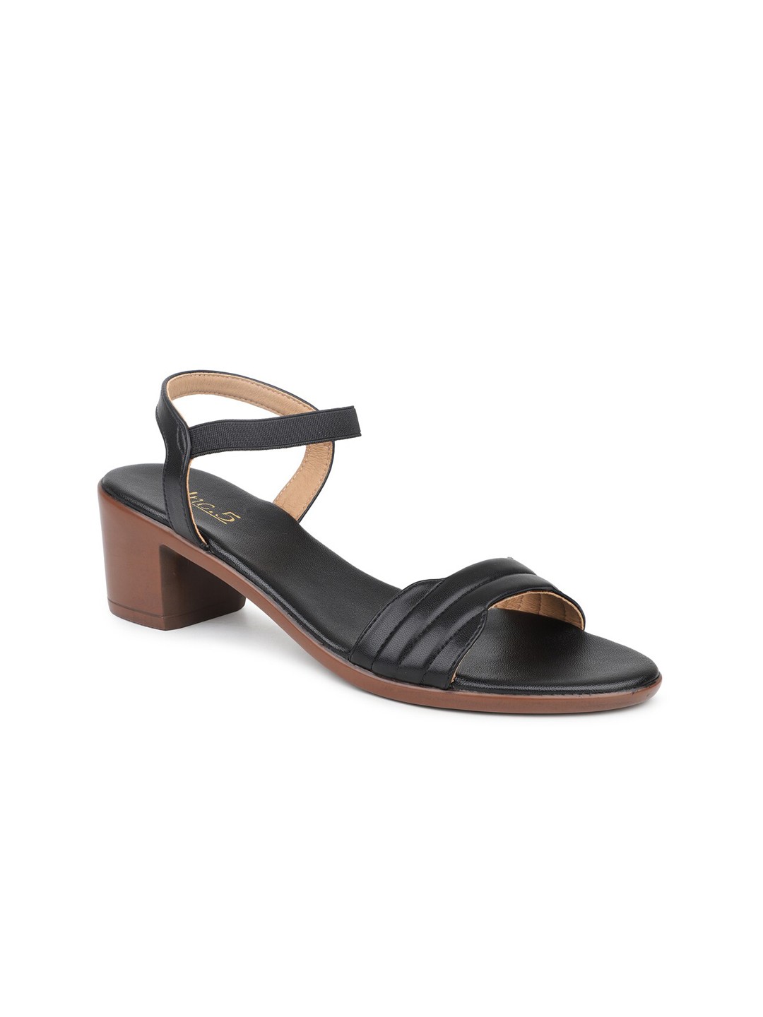 

Inc 5 Block Heels With Backstrap, Black
