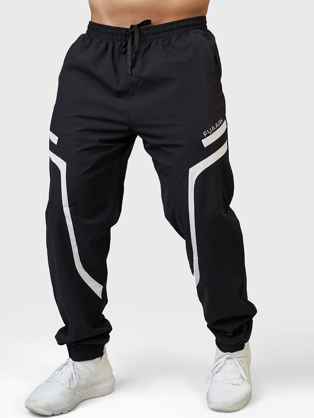 

FUAARK Men Anti Odour Training Or Gym Sports Joggers, Black