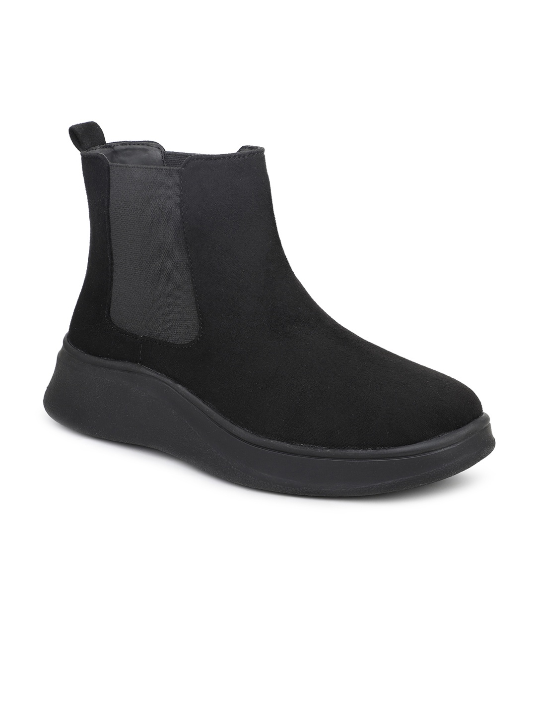 

Inc 5 Women Mid-Top Wedge Chelsea Boots, Black