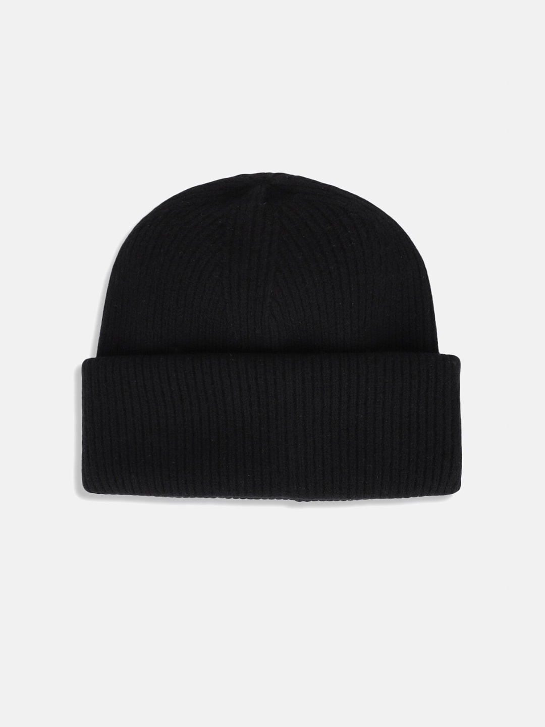 

GANT Women Ribbed Woollen Beanie, Black