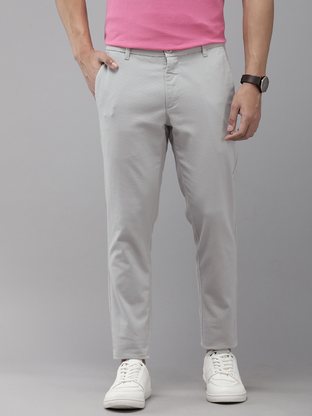

U.S. Polo Assn. Men Trim Fit Chinos, Grey