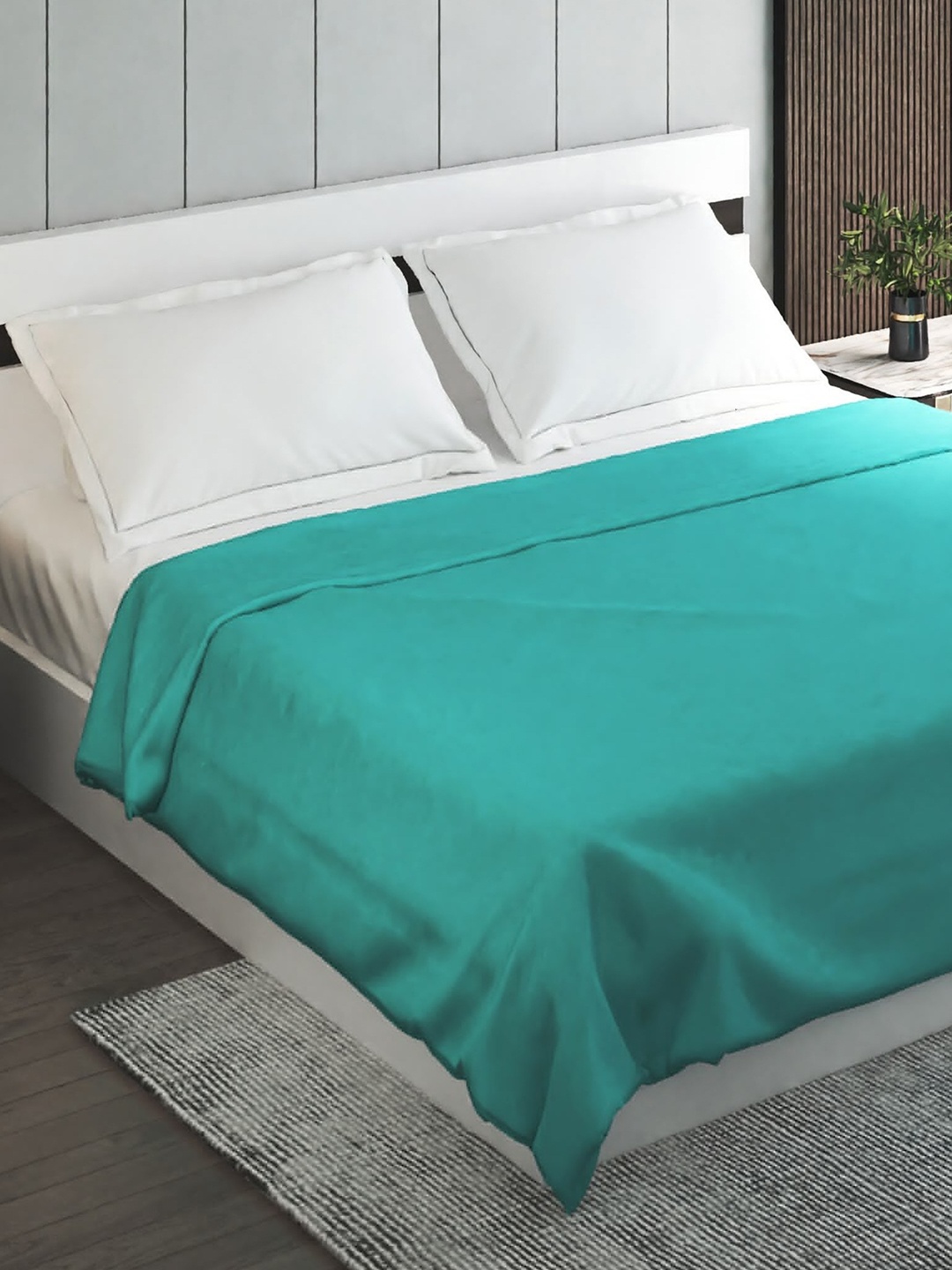 

Home Centre Archer Teal Summer 180 GSM Double Bed Blanket